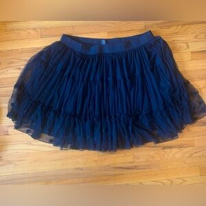 Plus Size Black Lane Bryant Tulle Tutu Skirt Size  26/28